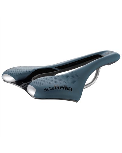 Selle Italia Sella SLR Boost Gravel TI316 Superflow, Blu