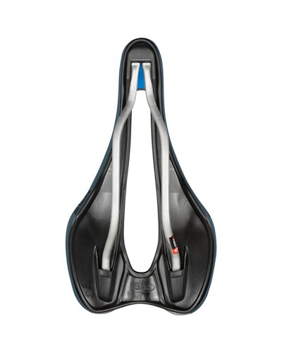 Selle Italia Sella SLR Boost Gravel TI316 Superflow, Blu