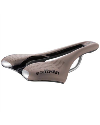 Selle Italia Sella SLR Boost Gravel TI316 Superflow, Marrone