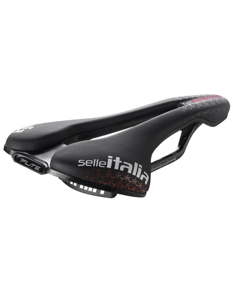 Selle Italia Bicycle Saddle Flite Boost Pro Team Kit Carbon Superflow, Black