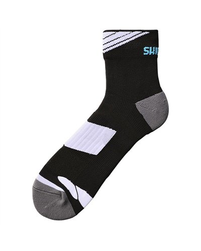 Shimano Performance Normal Ankle Socks Bike, Black/White