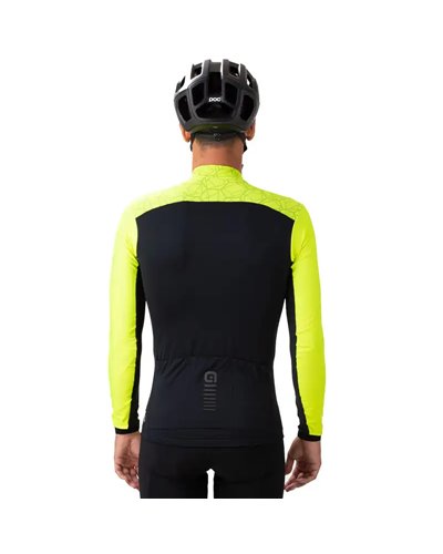 Alè R-EV1 Velocity Plus Maglia Maniche Lunghe Uomo, Giallo Fluo