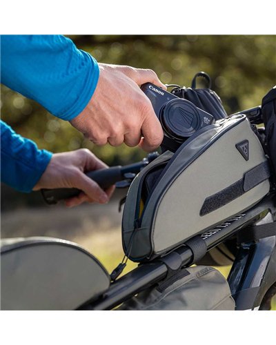 Topeak Toploader Borsa Tubo Orizzontale 0,75 Litri, Verde