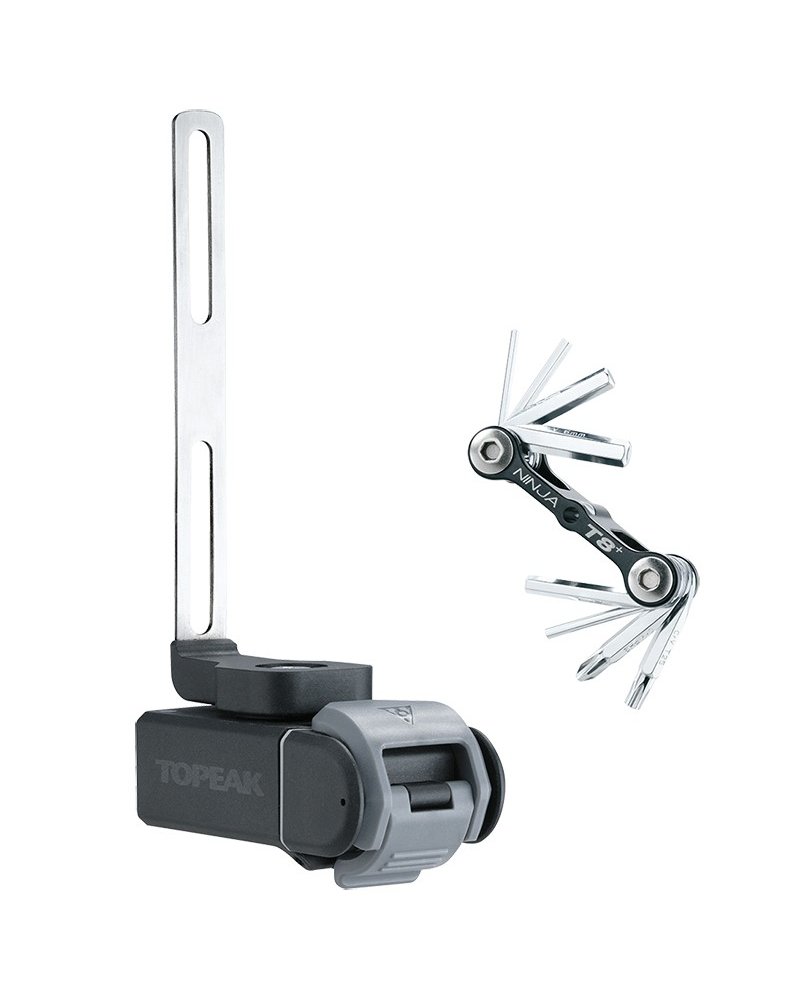 Topeak Kit Ninja T Road Supporto Portaborraccia + Set Attrezzi Ninja Toolbox T8