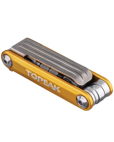 Topeak Tubi 11 Combo Multitool Bici + Riparazione Tubeless (Set 5 Tappi Ripara Tubeless e Custodia)