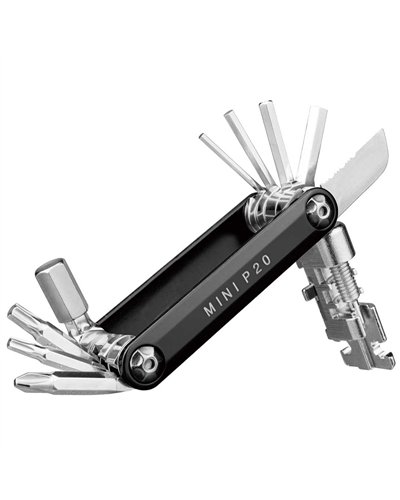 Topeak Mini P20 Functions Bike Multitool, Black (Case Included)