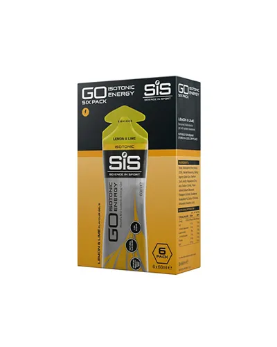 SIS GO Isotonic Energy Gel Lemon/Lime Flavour, 60ml (6 gels box)