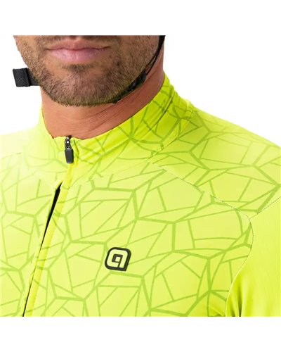 Alè R-EV1 Velocity Plus Maglia Maniche Lunghe Uomo, Giallo Fluo