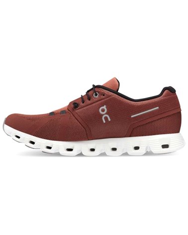 On Cloud 5 Men's Running Shoes, Ruby/Rust