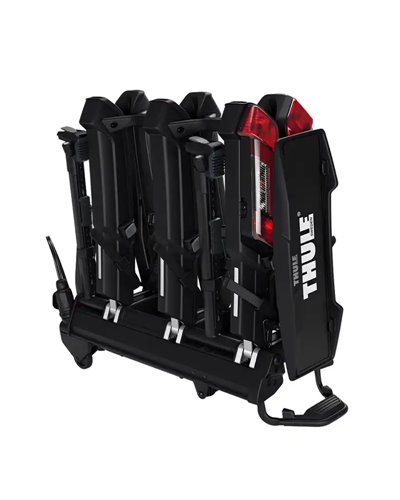 Thule Epos 3 979 13 Pin Plug Foldable Towbar Bike Rack, Black (3 Bikes)
