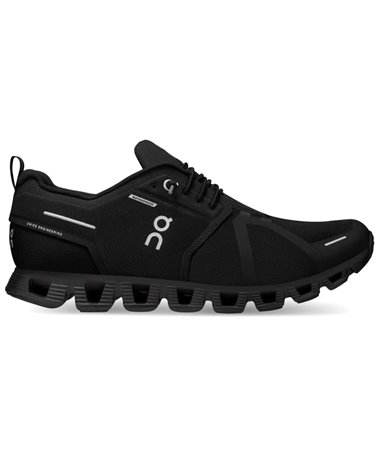On Cloud 5 Waterproof Men's Running Shoes, All Black