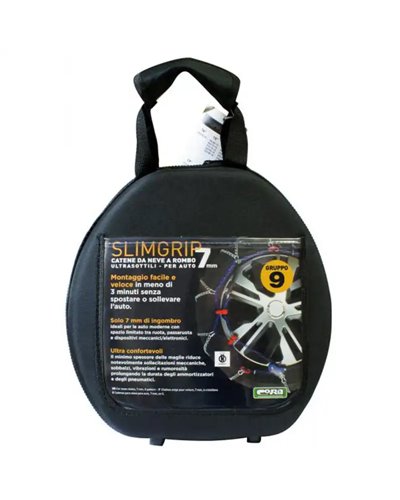 Catene da Neve Auto 205/50-17 R17 Ultrasottili da 7 mm (Omologate)
