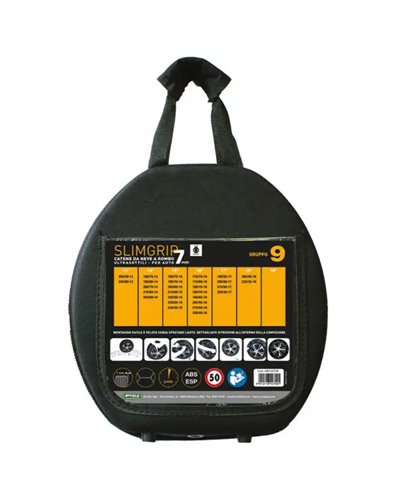 Catene da Neve Auto 205/50-17 R17 Ultrasottili da 7 mm (Omologate)