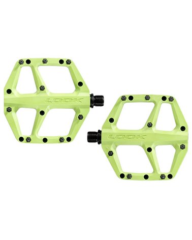 Look Trail Fusion MTB Flat Pedals, Lime