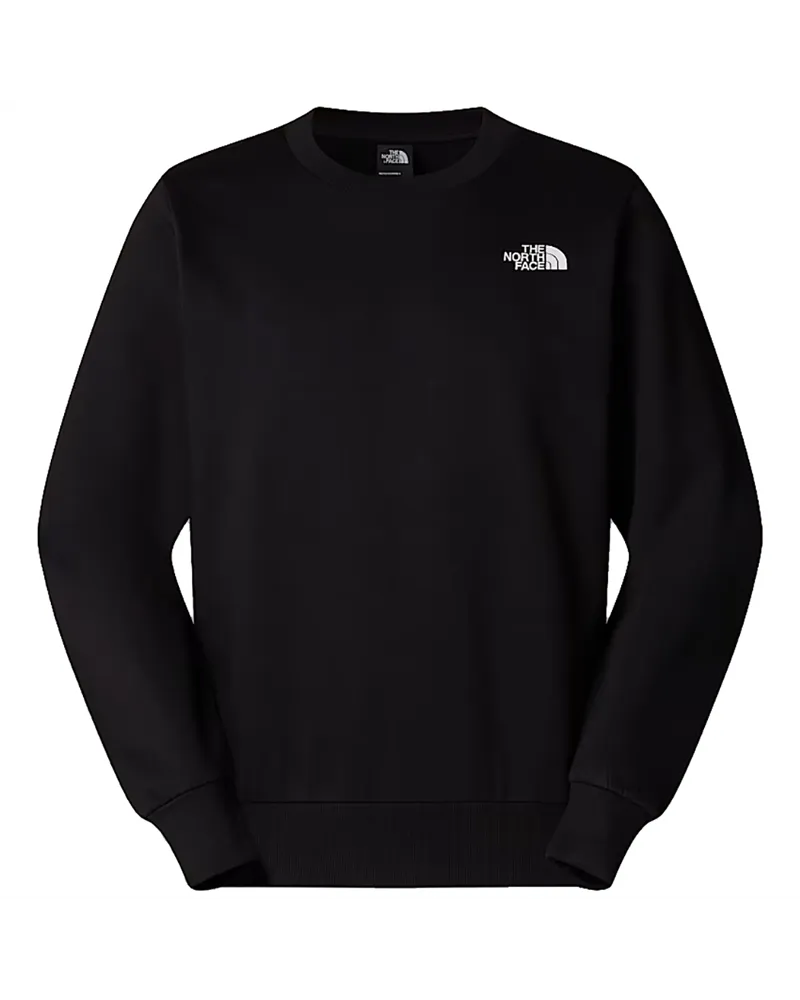 The North Face Drew Peak Crew Felpa Girocollo Uomo, TNF White/TNF Black