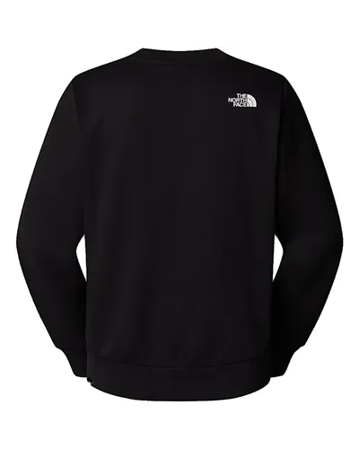 The North Face Drew Peak Crew Felpa Girocollo Uomo, TNF White/TNF Black