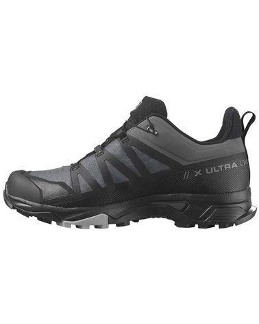 Salomon X Ultra 4 Wide GTX Gore-Tex Men's Trekking Shoes, Magnet/Black/Monument