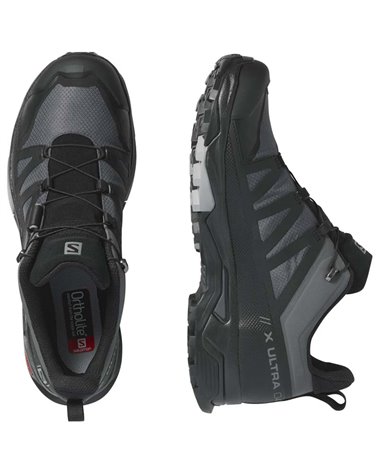 Salomon X Ultra 4 Wide GTX Gore-Tex Men's Trekking Shoes, Magnet/Black/Monument