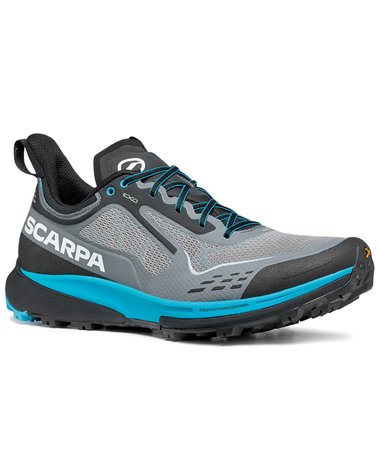 Scarpa Golden Gate Kima RT Men's Trail Running Shoes, Gray/Azure