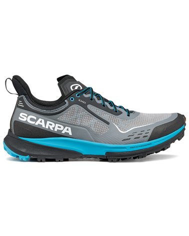 Scarpa Golden Gate Kima RT Men's Trail Running Shoes, Gray/Azure