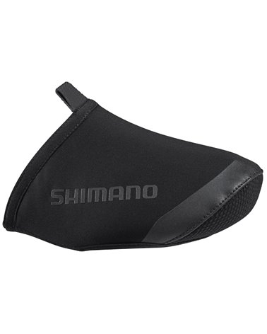 Shimano T1100R Windproof Soft Shell Toe Shoe Covers, Black