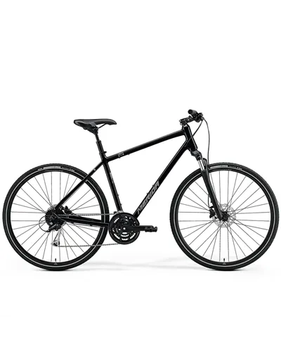 Merida Crossway 100 Taglia L Glossy Black/Matt Silver MY22