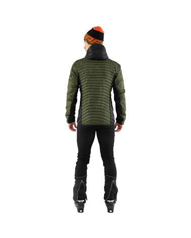 Dynafit Speed Insulation Dynashell Men's Hooded Ski Touring Down Jacket, Winter Moss/0910