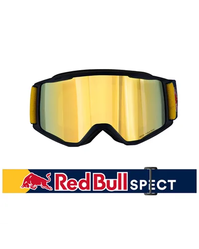 Red Bull Spect Neon Maschera Sci, Blu Opaco/Smoke-Yellow Mirror