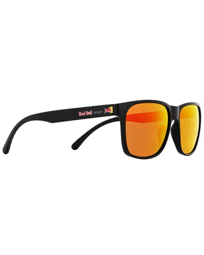 Red Bull Spect Earle Sunglasses, Black Glossy/Polarized Mirror Lens