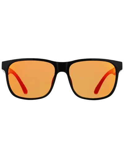 Red Bull Spect Earle Sunglasses, Black Glossy/Polarized Mirror Lens