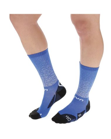 UYN Aero Men's Cycling Socks, Blue/Black