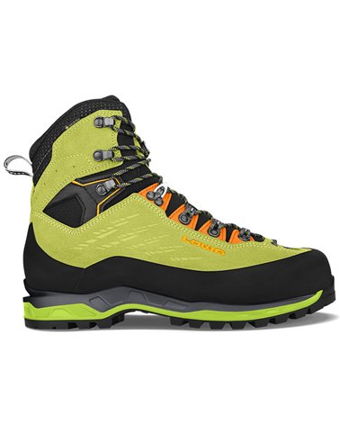 Lowa Cevedale II GTX Gore-Tex Men's Mountaineering Boots, Lime/Flame