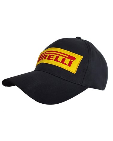 Pirelli Logo Cap, Black