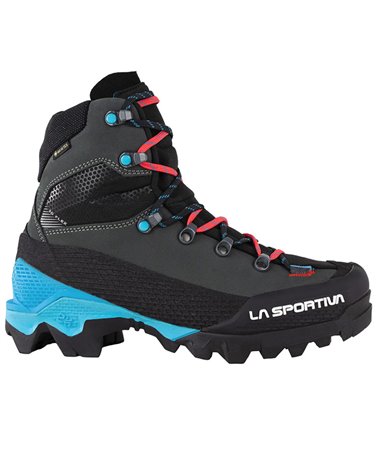 La Sportiva Aequilibrium LT GTX Gore-Tex Women's Mountaineering Boots, Black/Hibiscus