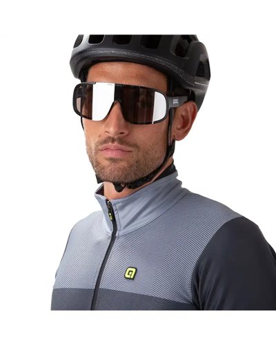 Alè PR-S Sfida Men's Full-Zip Cycling Jacket, Grey