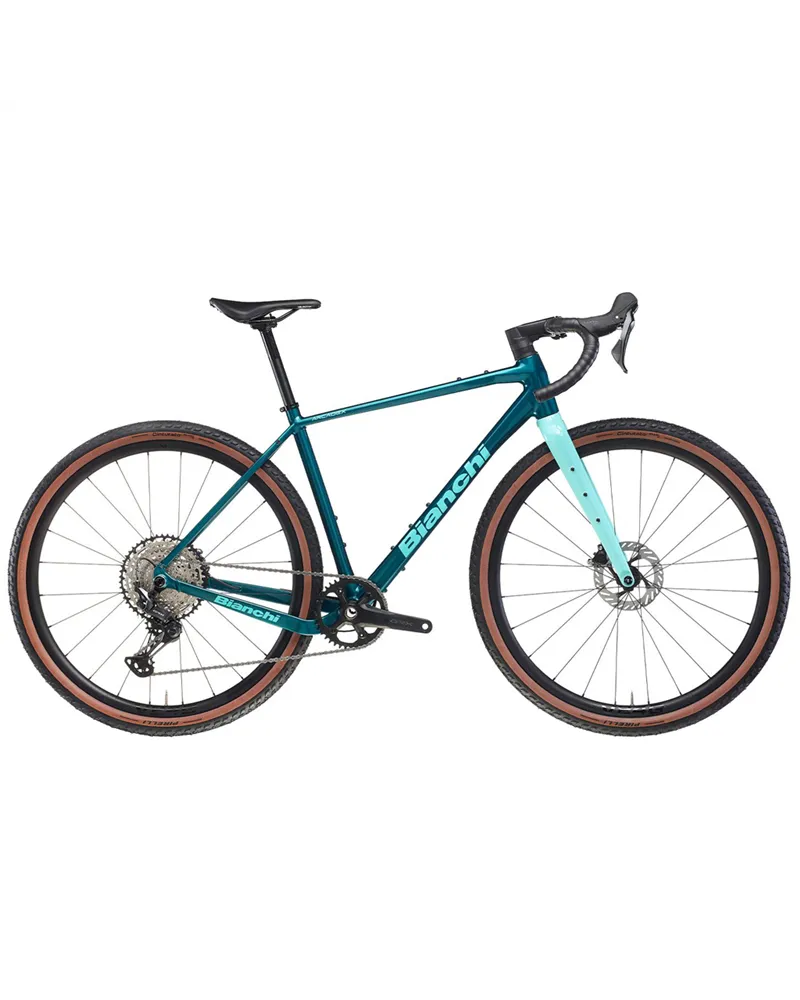 Bianchi Arcadex AL Shimano GRX 12v, U9 Turquoise/CK16 Full Glossy MY26