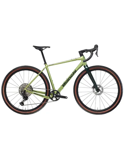 Bianchi Arcadex AL Shimano GRX 12v, UB Light Green/Forest Green Glossy MY26