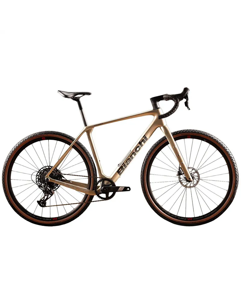 Bianchi Arcadex Comp Sram Apex Eagle D1 12v, AZ Metal Sand/Graphite Glossy MY25