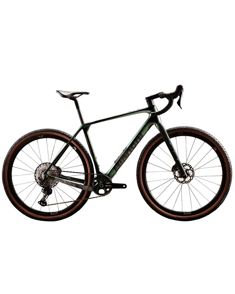 Bianchi Arcadex Pro Shimano GRX 820 12sp, AW Forest Green/Graphite Matt MY24