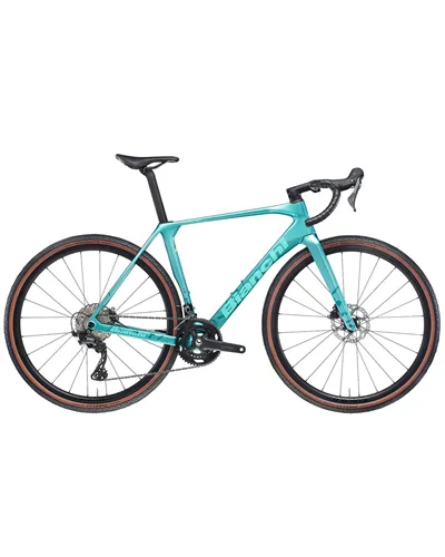 Bianchi Impulso Comp Shimano GRX 12v, GH Celeste Metallic/CK16 Glossy MY25