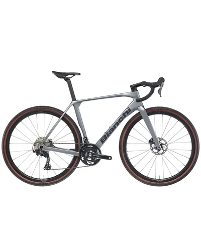 Bianchi Impulso Pro Shimano GRX 12sp, F4 Grey/Black Matt MY24