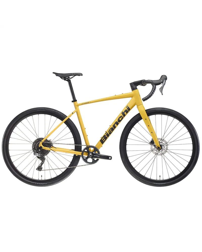 Bianchi Nirone 7 Disc Shimano GRX 12v, GE Yellow Ocher Matt/Black Matt MY26