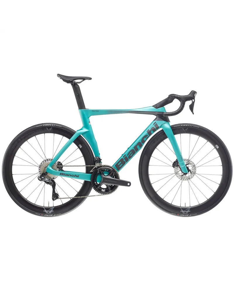 Bianchi Oltre Pro Sram Force AXS E1 12sp Powermeter, ZF CK Metallic/Graphite Matt MY26