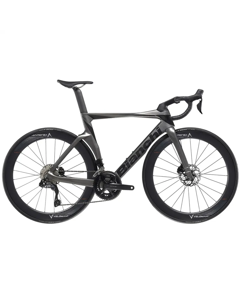 Bianchi Oltre Shimano 105 Di2 12v, XH Dark Grey Metal/Graphite Glossy MY24