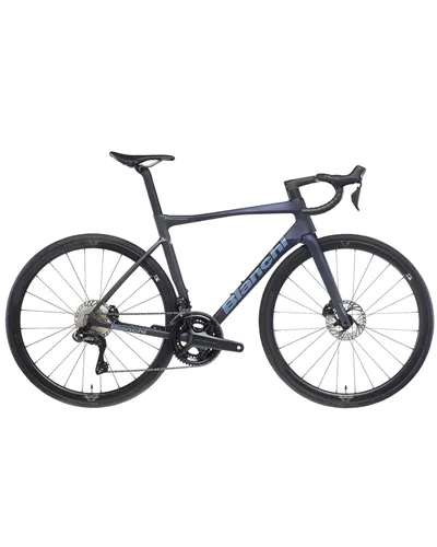 Bianchi Specialissima Comp Shimano Ultegra Di2 12sp, BE Black/Deep Blue/Grey Full Matt MY24