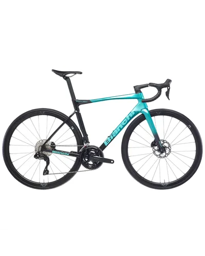 Bianchi Specialissima Comp Sram Rival AXS E1 12v, B9 Graphite/Metallic Celeste/CK16 Glossy MY26