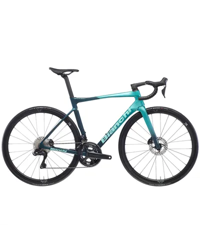 Bianchi Specialissima Pro Shimano Ultegra Di2 12sp, B5 Blue Tail/Metallic Celeste/CK16 Full Matt MY25