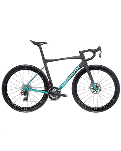 Bianchi Specialissima RC Shimano Dura-Ace Di2 12v Powermeter, MR Carbon/CK Metallic-CK16 MY25