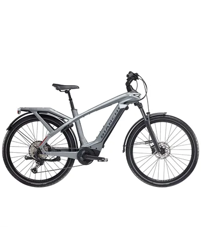 Bianchi e-Omnia T-Type Shimano Deore 10v OLI Edge 630Wh, 4F Metal Grey/Graphite Full Matt MY24