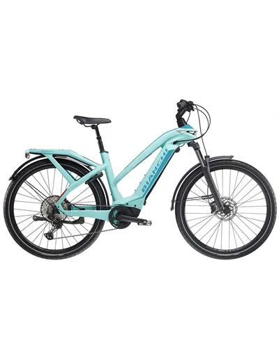 Bianchi e-Omnia T-Type ST Shimano Deore 10v OLI Edge 630Wh, 4D CK16/Dark Celeste Full Matt MY24